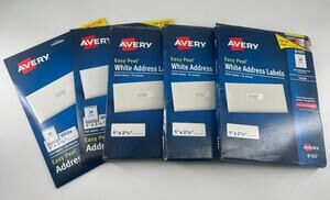 Avery Easy Peel White Labels White 8160 Office Supplies Business Mail Label